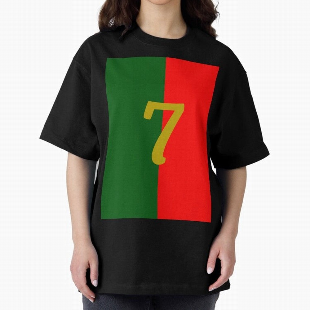 Cristiano Oversized T-Shirt Celebrate Golden Goal Energy in Global Football Passion for FIFA World Cup 2026, Capturing Haaland and Mbappe, Germany, Soccer Culture, Superstar Moments, National Team Dreams and Competitive Fire; Ideal for Football
