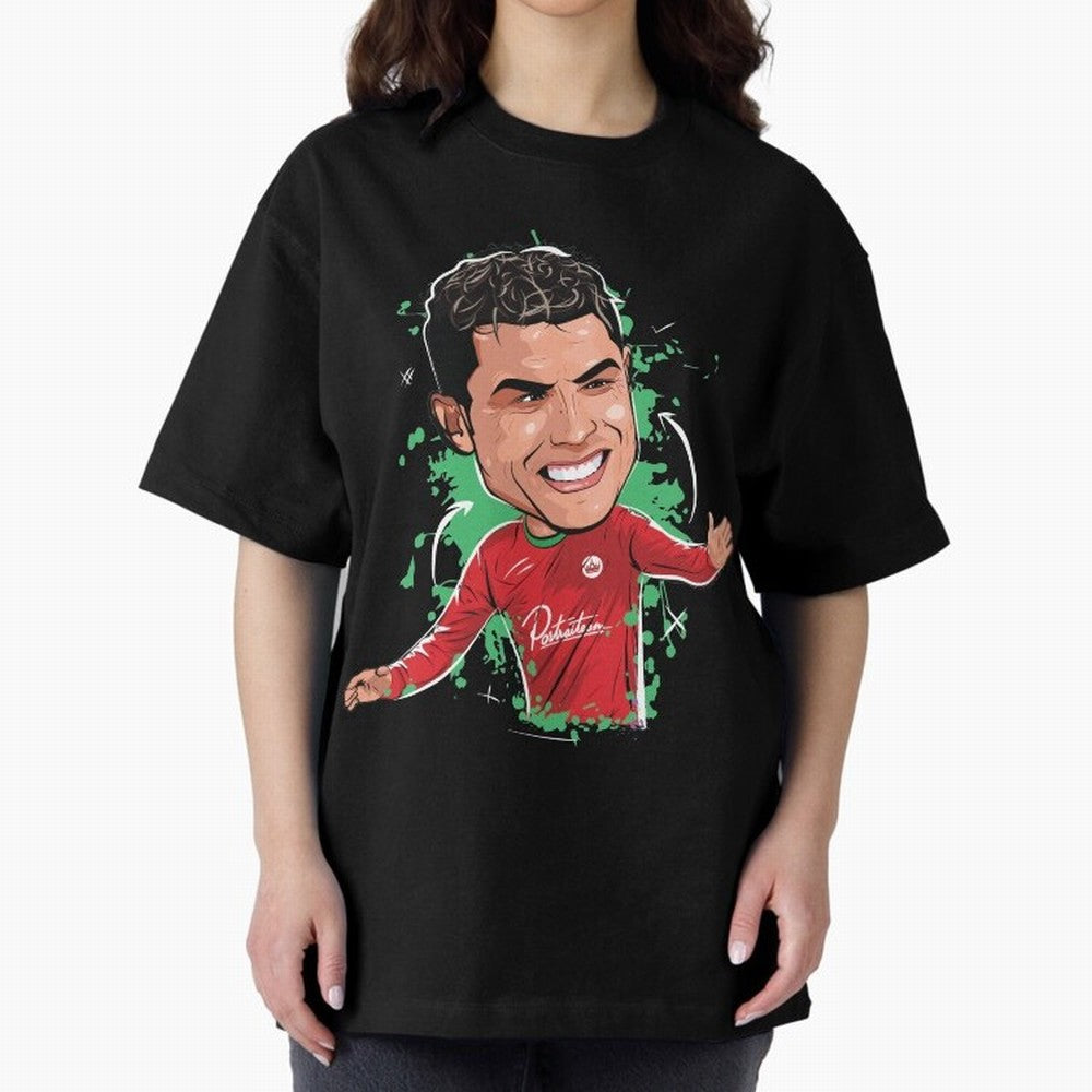 Cristiano Oversized T-Shirt Join the Countdown to FIFA World Cup 2026 USA Canada Mexico for Fans of Mbappe and England, Bringing Champion Mindset, Group Stage Buzz, Knockout Tension and Passionate Fan Culture; Made for Collectors Who Enjoy Iconic