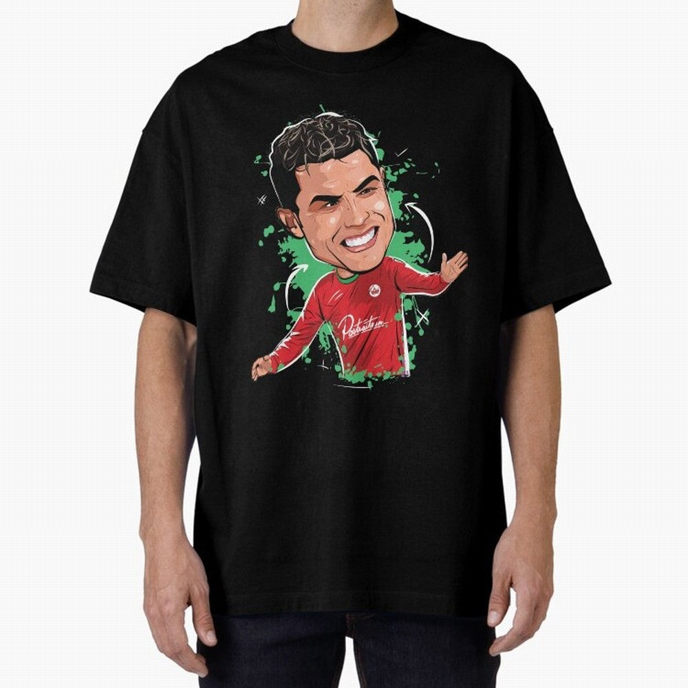 Cristiano Oversized T-Shirt Join the Countdown to FIFA World Cup 2026 USA Canada Mexico for Fans of Mbappe and England, Bringing Champion Mindset, Group Stage Buzz, Knockout Tension and Passionate Fan Culture; Made for Collectors Who Enjoy Iconic