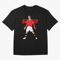 CR7 Siiiii!, Cristiano Ronaldo's trademark goal celebration Oversized T-Shirt Carry National Pride through the FIFA World Cup 2026 Journey through Haaland Highlights, England Pride, Retro Football Energy, Iconic Rivalries, Trophy Chase Drama and