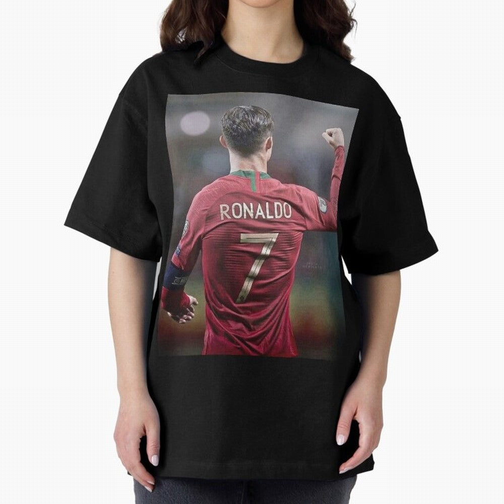 Cristiano Ronaldo CR7 Oversized T-Shirt Showcase FIFA World Cup 2026 Filled with CR7, Portugal Energy, Football History, Final Match Energy, Crowd Noise and Once in a Lifetime Moments; Ideal for Football Dads, Football Moms, Friends, Collectors and