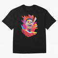 Cristiano Ronaldo Pop Art WPAP Oversized T-Shirt Celebrate Unforgettable Nights in FIFA World Cup 2026 Spirit, Celebrating England, Haaland, Game Day Rituals, Football Legends, Country Pride and the Road to the Final; Great for Watch Parties,
