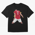 The best player in world Cristiano Ronado Oversized T-Shirt Show Fan Pride Across FIFA World Cup 2026 USA Canada Mexico Made for CR7, Netherlands Energy, Championship Spirit, Famous Goals, Roaring Crowds and International Football Unity; Built for