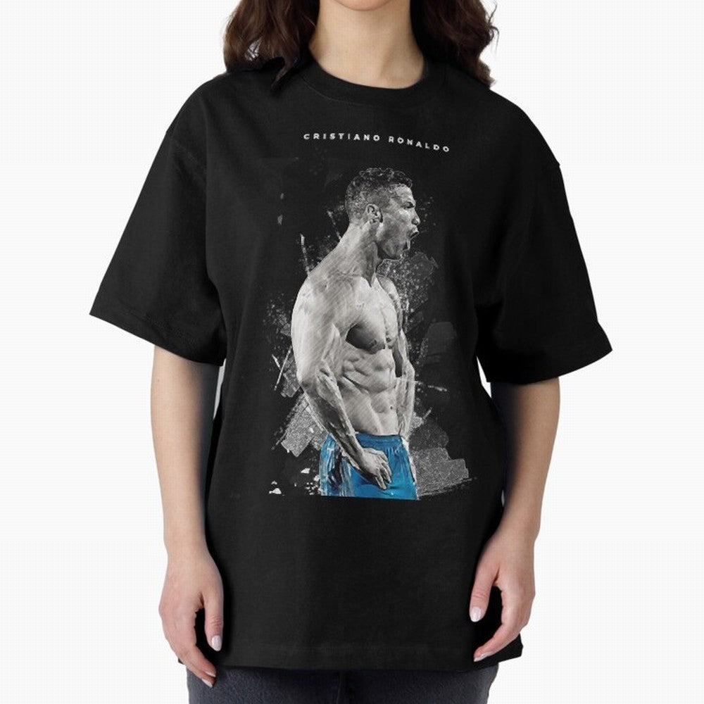 Cristiano Ronaldo Cristiano Ronaldo Oversized T-Shirt Bring Champion Energy into Match Day Hype around FIFA World Cup 2026 Group Stage, Haaland, Brazil, Portugal and Argentina, Supporter Pride, Iconic Celebrations, Legendary Names and Global Match