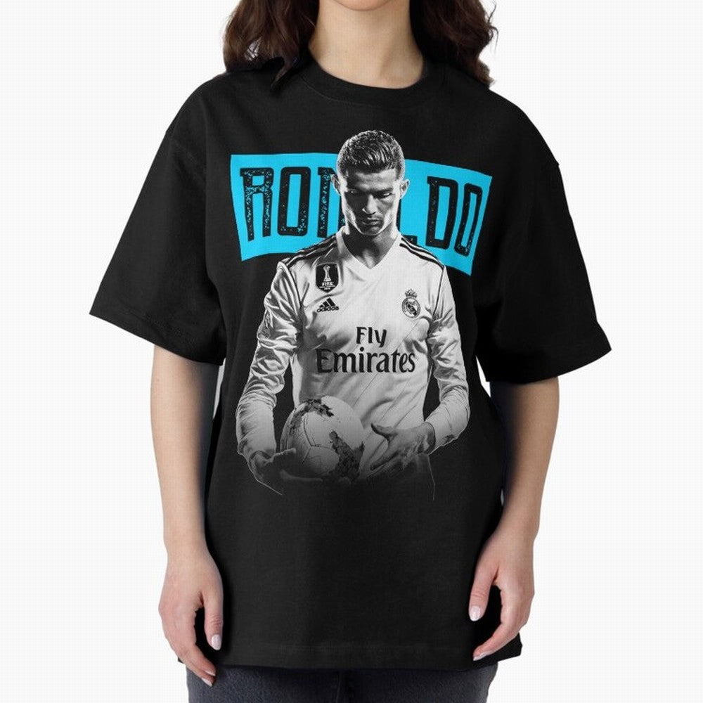 Cristiano Ronaldo The Best Oversized T-Shirt Carry FIFA World Cup 2026 for Fans of Haaland and France and Portugal, Bringing Soccer Culture, Superstar Moments, National Team Dreams and Competitive Fire; Made for Die Hard Supporters, Soccer Lovers,