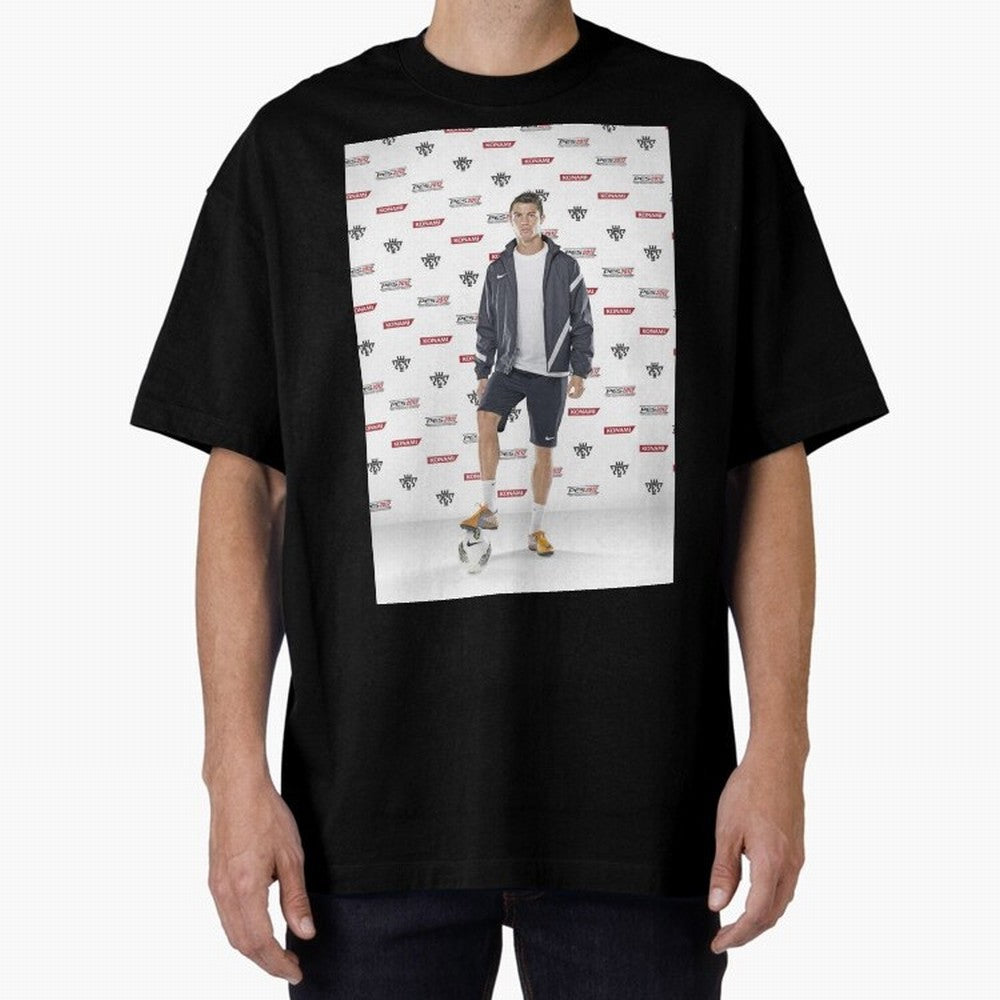 sport cristiano ronaldo football Oversized T-Shirt Celebrate the Stars of FIFA World Cup 2026 Group Stage Spirit, Filled with France, Neymar, Football Festival Excitement, Trophy Ambitions, Country Rivalries and Star Player Buzz; Made for