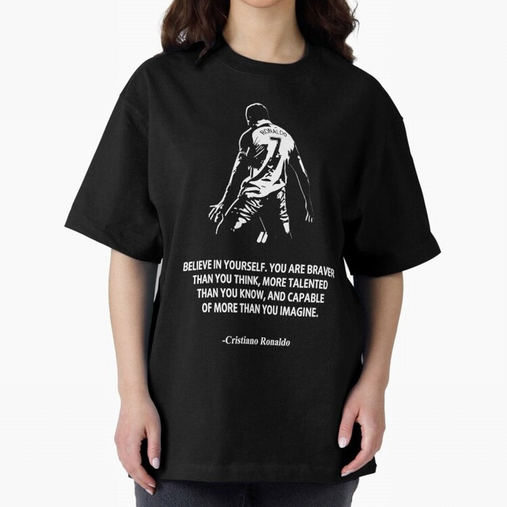 Cristiano Ronaldo Quotes Oversized T-Shirt Bring Trophy Dreams to the FIFA World Cup 2026 USA Canada Mexico Journey through Mbappe Highlights, England Pride, Soccer Culture, Superstar Moments, National Team Dreams and Competitive Fire; Great for
