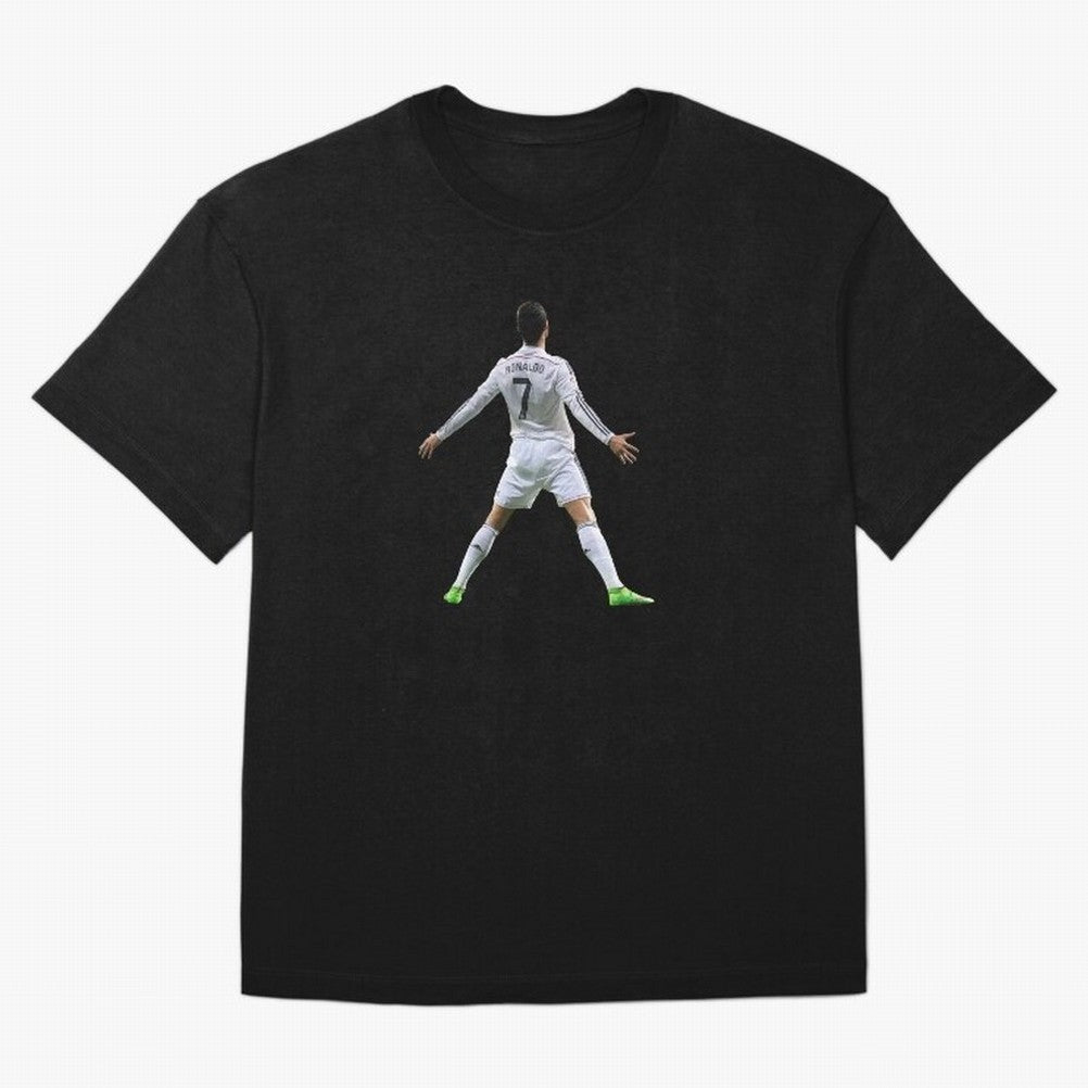 Ronaldo Real Madrid SUI Celebration Oversized T-Shirt Join the Global Buzz around FIFA World Cup 2026 Group Stage for Fans of Mbappe and Neymar and France, Bringing Classic Soccer Heritage, Championship Pressure, Fan Loyalty and International