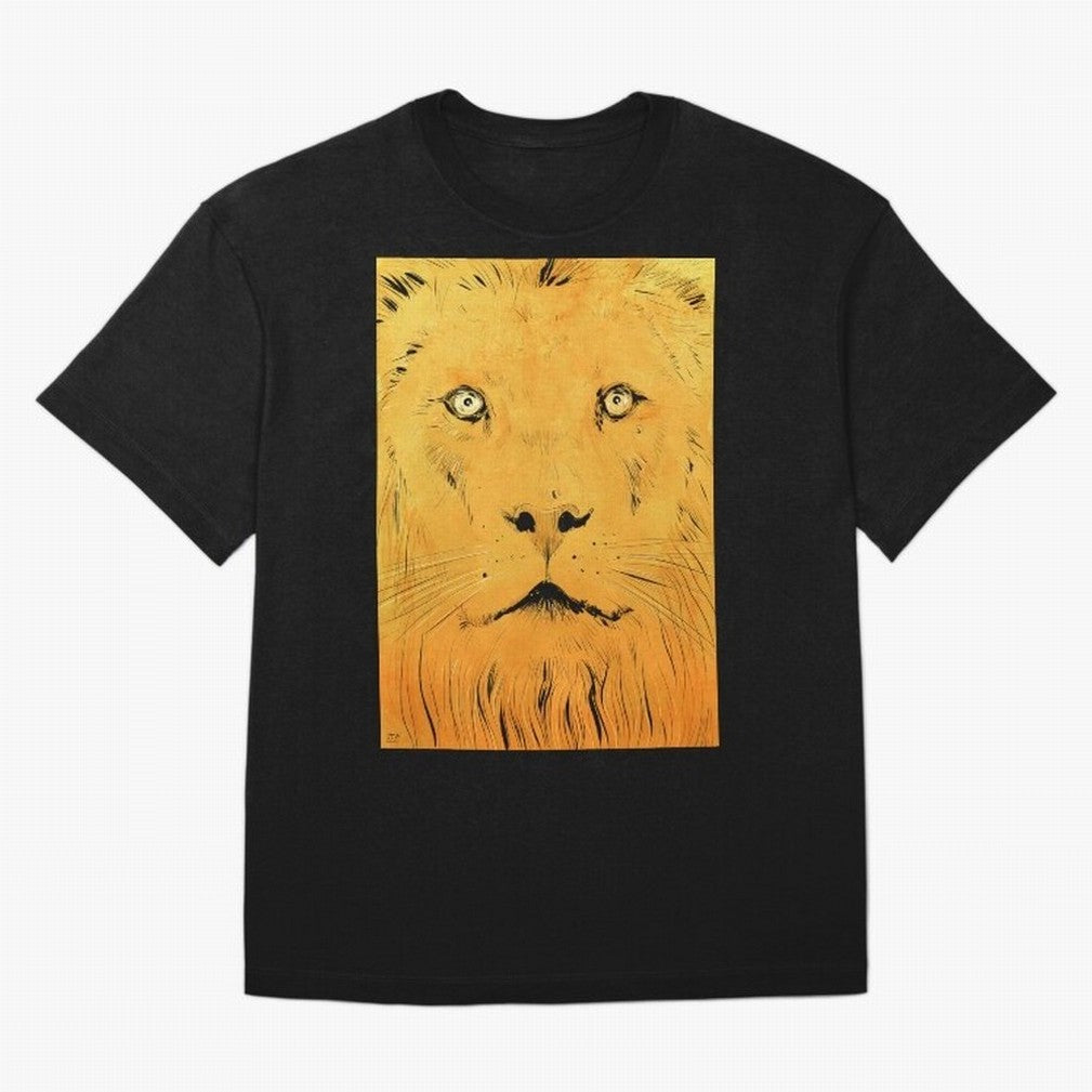 Lion Oversized T-Shirt Wear the Spirit of FIFA World Cup 2026 for Fans of Cristiano Ronaldo and Brazil, Portugal and Argentina, Bringing Vintage Soccer Flavor, Modern Football Stars, National Flags and Final Night Emotion; Perfect for Fans,