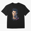 Cristiano Ronaldo Anime Style Oversized T-Shirt Follow Match Day Hype around FIFA World Cup 2026 Group Stage, Neymar, Spain, Football Passion, Legendary Performances, Festival Vibes and Supporter Community; Perfect for People Who Love Argentina,