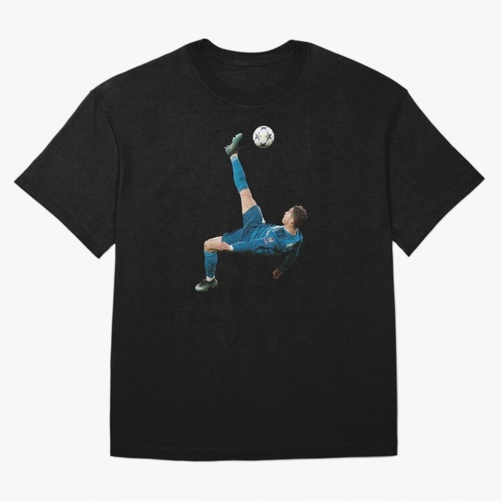 freestyle over head kick Oversized T-Shirt Bring a Vintage Feel to Global Football Passion for FIFA World Cup 2026 Group Stage, Driven by Mbappe and Neymar, Argentina and Brazil, Championship Spirit, Famous Goals, Roaring Crowds and International