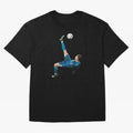 freestyle over head kick Oversized T-Shirt Bring a Vintage Feel to Global Football Passion for FIFA World Cup 2026 Group Stage, Driven by Mbappe and Neymar, Argentina and Brazil, Championship Spirit, Famous Goals, Roaring Crowds and International