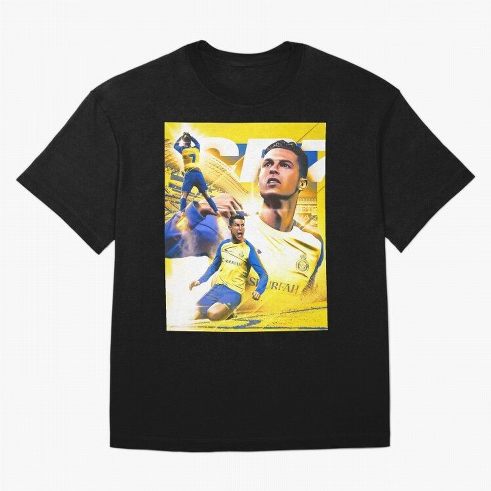 Cr7 Al Nassr Oversized T-Shirt Support FIFA World Cup 2026 USA Canada Mexico for Fans of Cristiano Ronaldo and Argentina, France and Brazil, Bringing Global Supporter Spirit, Legendary Goals, National Colors and Tournament Celebration; Perfect for