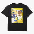 Cr7 Al Nassr Oversized T-Shirt Support FIFA World Cup 2026 USA Canada Mexico for Fans of Cristiano Ronaldo and Argentina, France and Brazil, Bringing Global Supporter Spirit, Legendary Goals, National Colors and Tournament Celebration; Perfect for