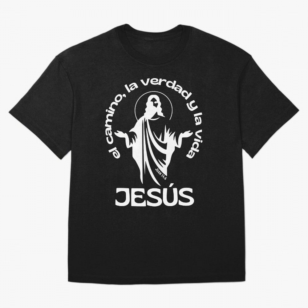 JES¨²S - el camino, la verdad y la vida Oversized T-Shirt Represent the Passion of FIFA World Cup 2026 Group Stage with CR7 and Messi, Brazil, Portugal and Argentina Energy, Global Supporter Spirit, Legendary Goals, National Colors and Tournament