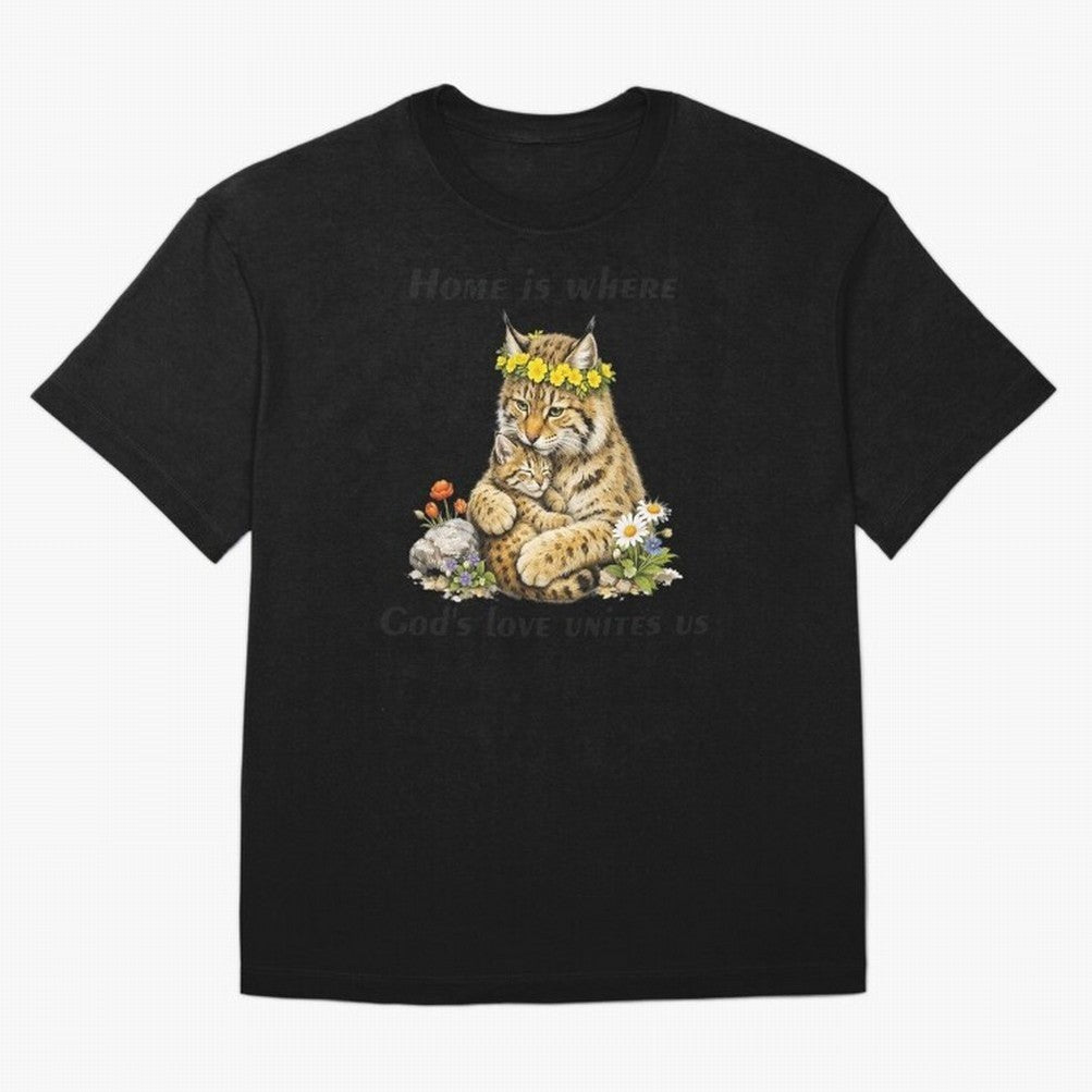 Home Is Where God's Love Unites Us Oversized T-Shirt Celebrate National Team Dreams in Match Day Hype around FIFA World Cup 2026 Group Stage, Neymar, Argentina and Brazil, Championship Spirit, Famous Goals, Roaring Crowds and International Football
