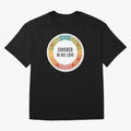 Covered in His Love Christian Encouragement Sticker Oversized T-Shirt Support FIFA World Cup 2026 Group Stage for Fans of Messi and Cristiano Ronaldo and Brazil, Bringing Championship Spirit, Famous Goals, Roaring Crowds and International Football