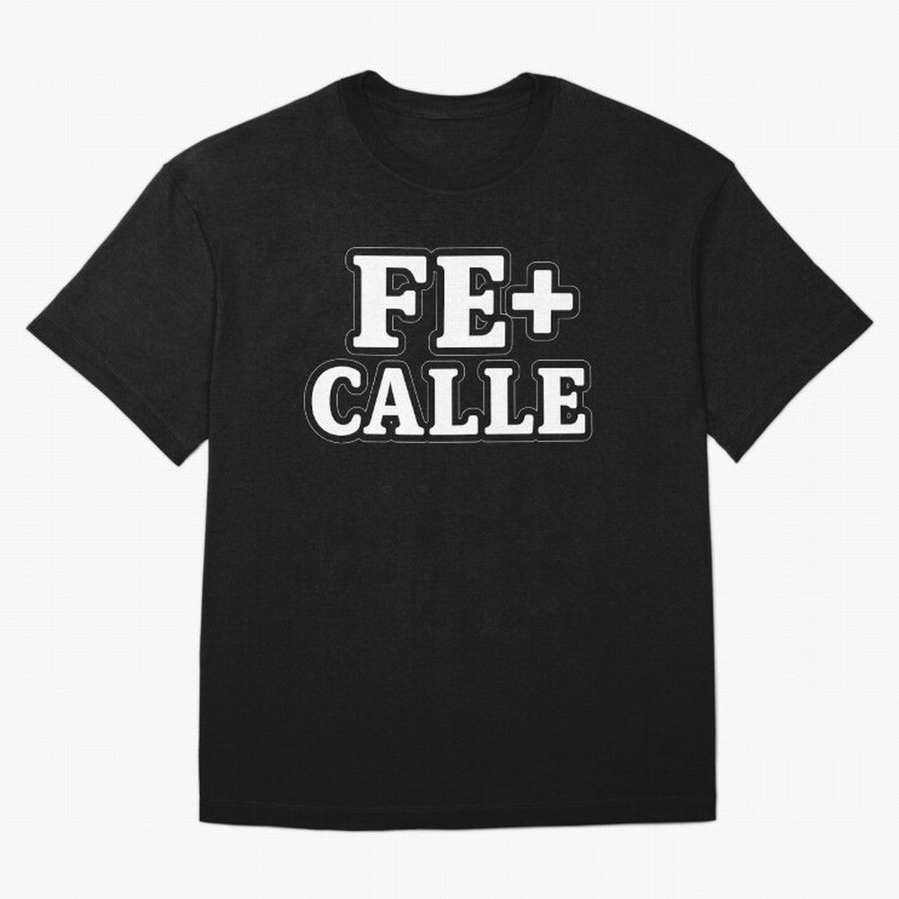 FE + CALLE Urban Christian Faith Streetwear Typography Oversized T-Shirt Enjoy the Biggest Football Party of the FIFA World Cup 2026 USA Canada Mexico Journey through Messi, Neymar and Mbappe Highlights, Portugal, Spain and Germany Pride, Game Day