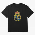 Real Madrid C.F. crest with Cristiano Ronaldo's autograph Oversized T-Shirt Celebrate Rivalries and Pride in FIFA World Cup 2026 USA Canada Mexico Filled with Neymar, France and Portugal Energy, Supporter Pride, Iconic Celebrations, Legendary Names