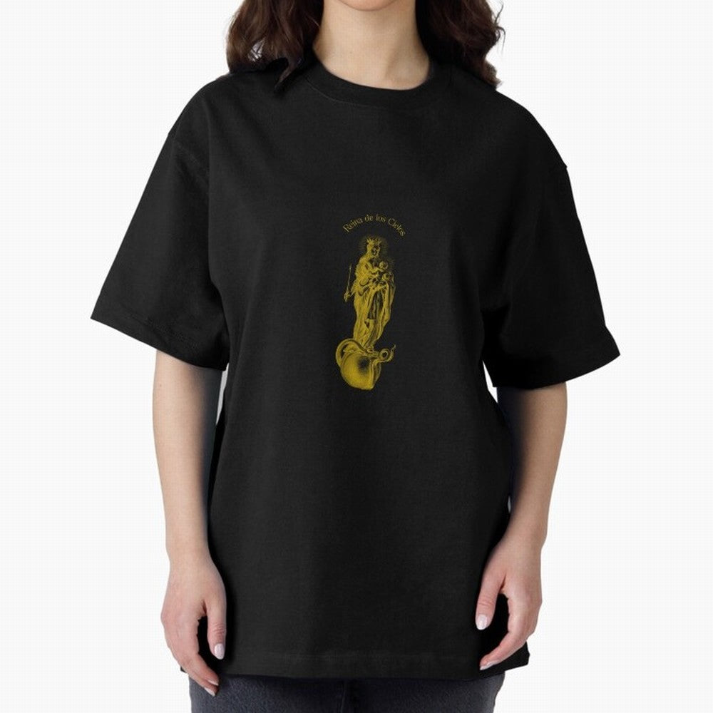 Reina de los Cielos Oversized T-Shirt Step into FIFA World Cup 2026 USA Canada Mexico for Fans of Messi and Argentina, Bringing Championship Spirit, Famous Goals, Roaring Crowds and International Football Unity; Perfect for People Who Love
