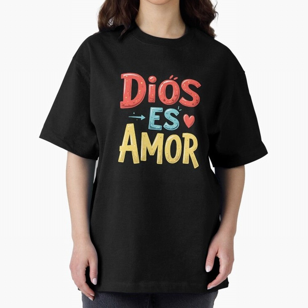 Dios Es Amor T Shirt Oversized T-Shirt Enjoy the Biggest Football Party of FIFA World Cup 2026 USA Canada Mexico Spirit, Driven by Argentina, France and Brazil, CR7 and Messi, Worldwide Fan Energy, Dramatic Goals, Stadium Lights and Championship