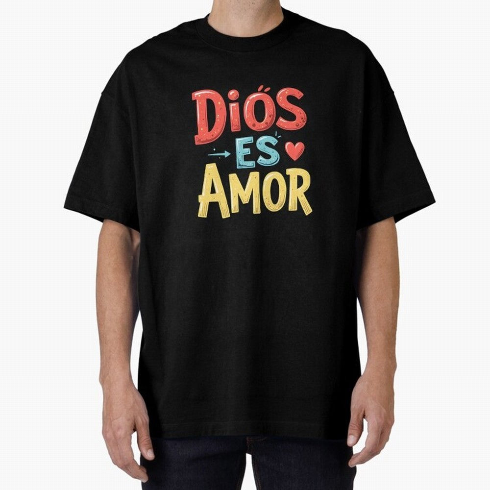 Dios Es Amor T Shirt Oversized T-Shirt Enjoy the Biggest Football Party of FIFA World Cup 2026 USA Canada Mexico Spirit, Driven by Argentina, France and Brazil, CR7 and Messi, Worldwide Fan Energy, Dramatic Goals, Stadium Lights and Championship