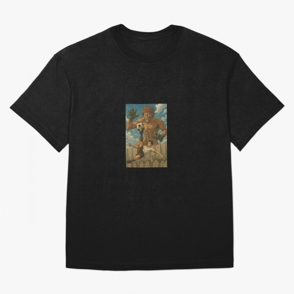 Cristiano Chilean Juventus on Titan Oversized T-Shirt Bring Bold Fan Energy to Global Football Passion for FIFA World Cup 2026 Group Stage, Inspired by Neymar, Haaland and Cristiano Ronaldo, England, Worldwide Fan Energy, Dramatic Goals, Stadium