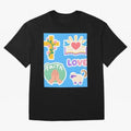 Love Faith T shirt Oversized T-Shirt Bring Stadium Energy to Global Football Passion for FIFA World Cup 2026 USA Canada Mexico, Highlighting Messi, Neymar and Mbappe, Spain and Netherlands, Match Day Excitement, Supporter Culture, Golden Goals and