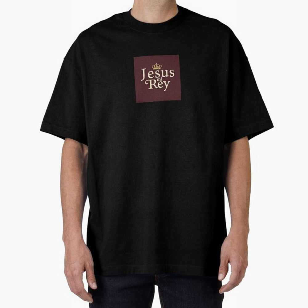 Jesus Mi Rey T shirt Oversized T-Shirt Wear the Spirit of FIFA World Cup 2026 USA Canada Mexico Spirit, Inspired by England, France and Netherlands, CR7, Match Day Excitement, Supporter Culture, Golden Goals and Global Football Passion; Created for