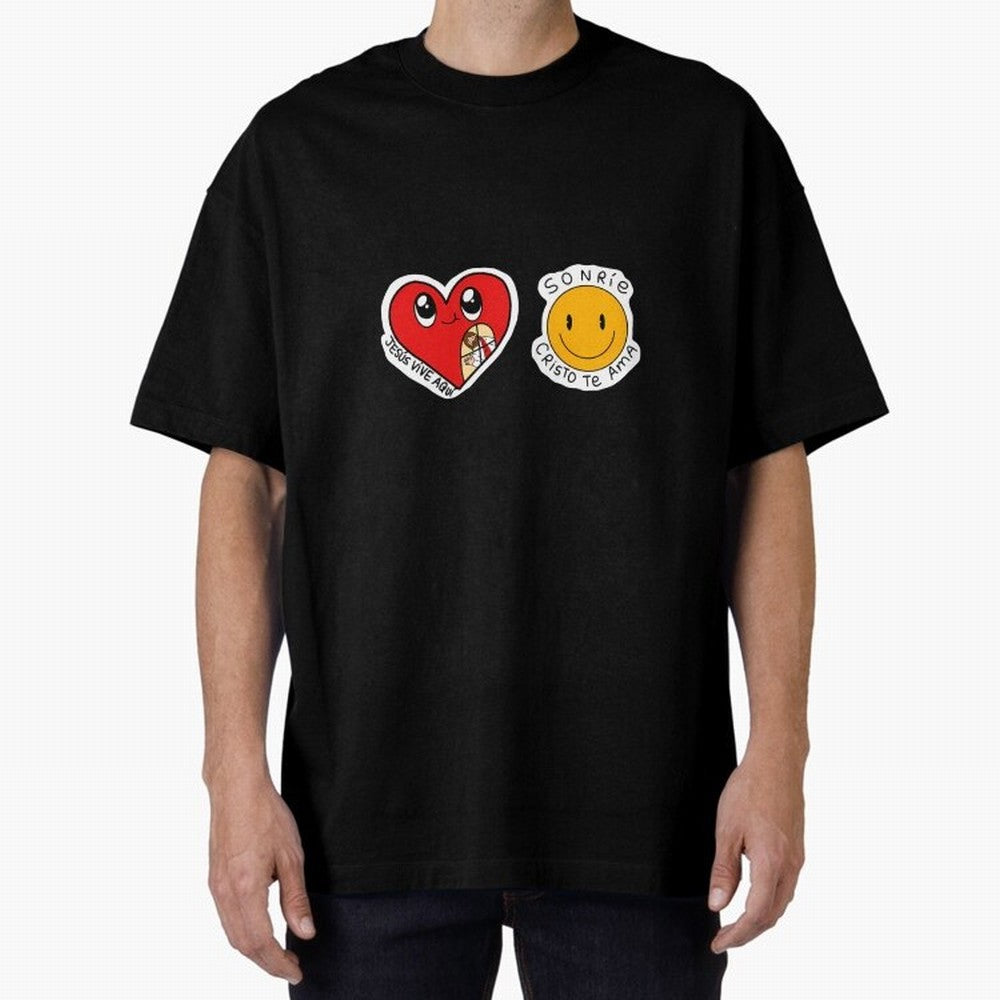 Jesus Vive Aqu Oversized T-Shirt Bring Bold Fan Energy to FIFA World Cup 2026 USA Canada Mexico for Fans of CR7 and Netherlands, Bringing Supporter Pride, Iconic Celebrations, Legendary Names and Global Match Day Energy; Ideal for Passionate Fans