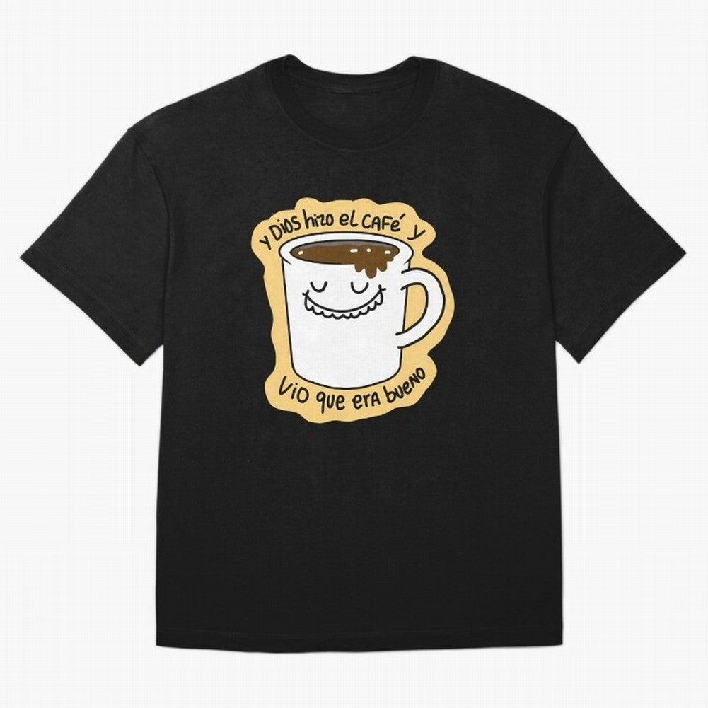 Y Dios Hizo El Caf Y Vio Que Era Bueno Oversized T-Shirt Follow Every Goal of FIFA World Cup 2026 Highlighting Cristiano Ronaldo, Haaland and CR7, Argentina Energy, Worldwide Fan Energy, Dramatic Goals, Stadium Lights and Championship Celebrations;