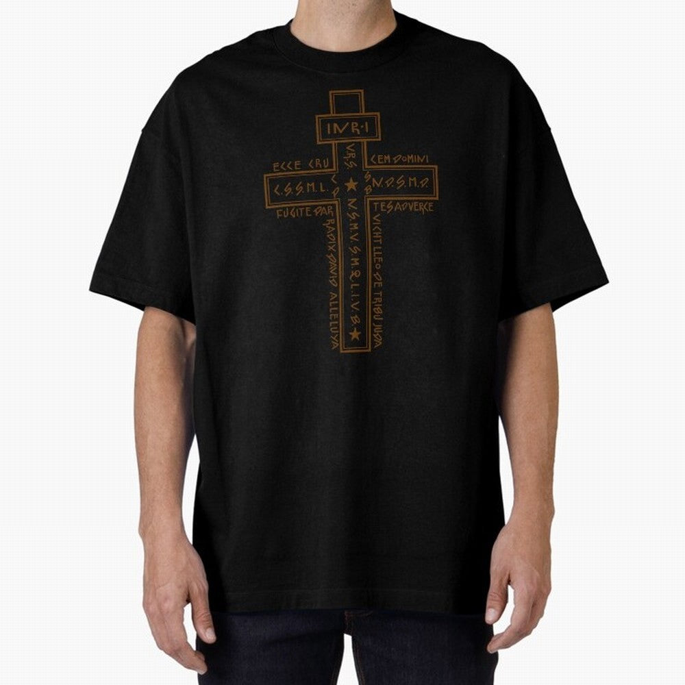 Cruz del Santo Padre Benito 2 Oversized T-Shirt Celebrate Global Passion for FIFA World Cup 2026 Group Stage Built around Haaland and Mbappe, Brazil Energy, Football Festival Excitement, Trophy Ambitions, Country Rivalries and Star Player Buzz;