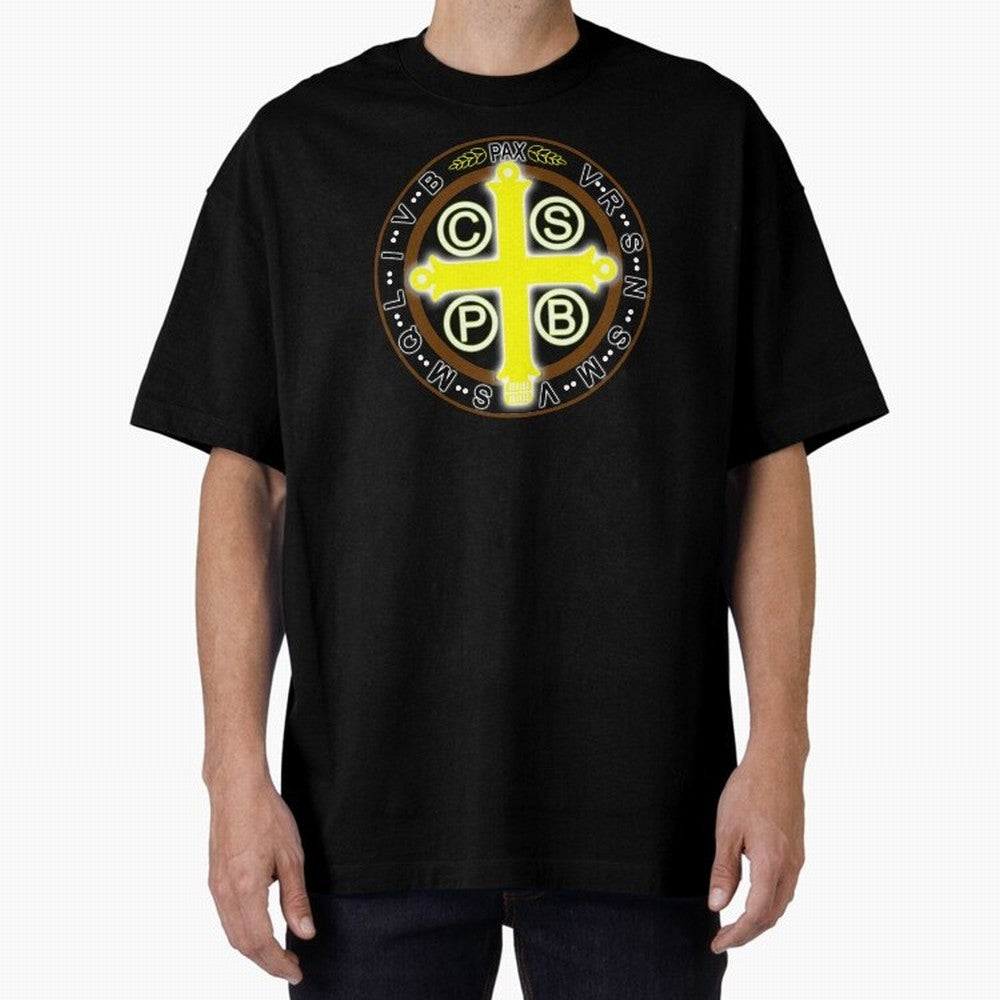 Medalla de San Benito Color Back Oversized T-Shirt Step into the FIFA World Cup 2026 Group Stage Journey through CR7 Highlights, England Pride, Championship Spirit, Famous Goals, Roaring Crowds and International Football Unity; Ideal for Fans Who