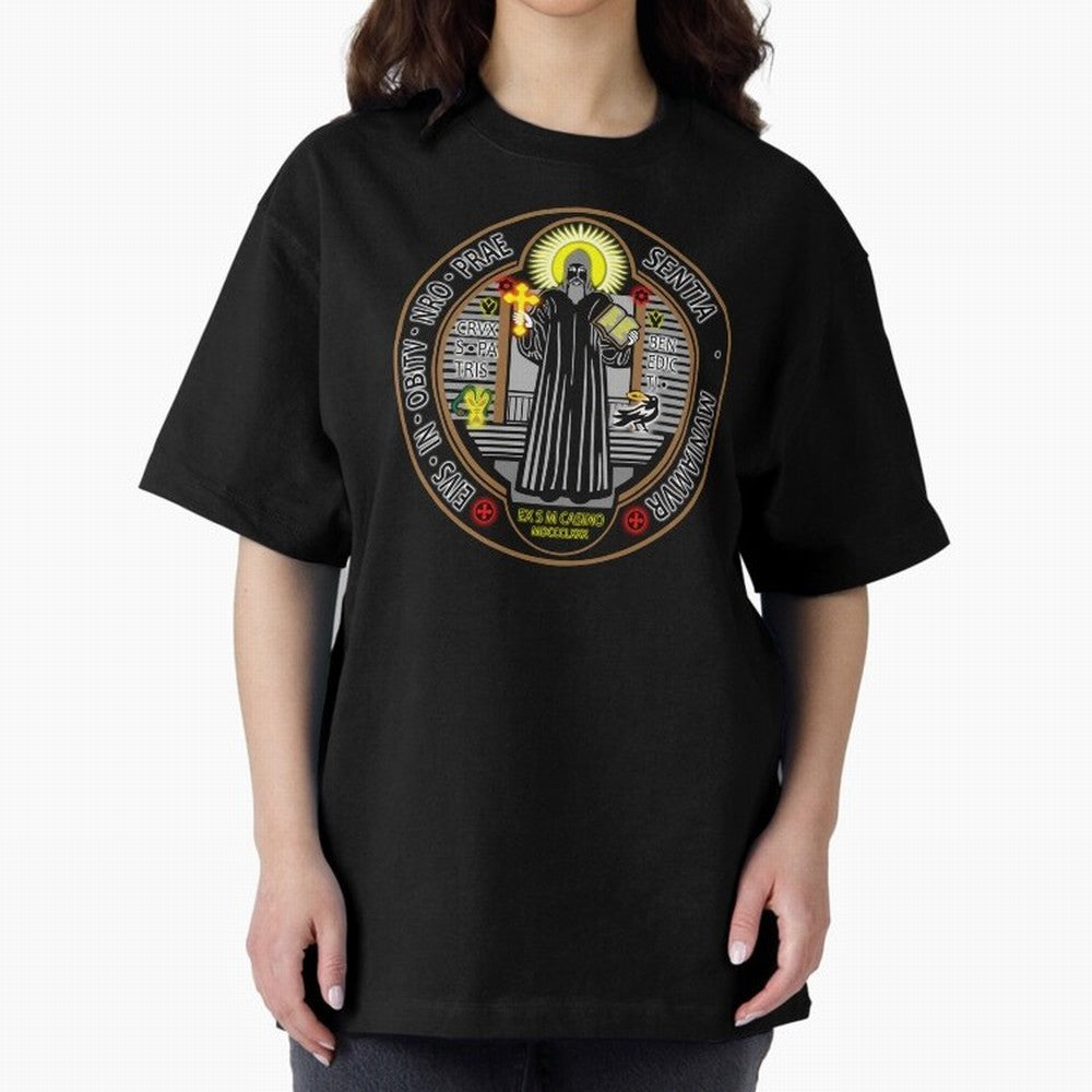 Medalla de San Benito Color Frontal Oversized T-Shirt Celebrate Rivalries and Pride in Match Day Hype around FIFA World Cup 2026, Haaland, Portugal, Spain and Germany, Tournament Hype, Historic Matchups, Family Viewing Parties and Global Sports