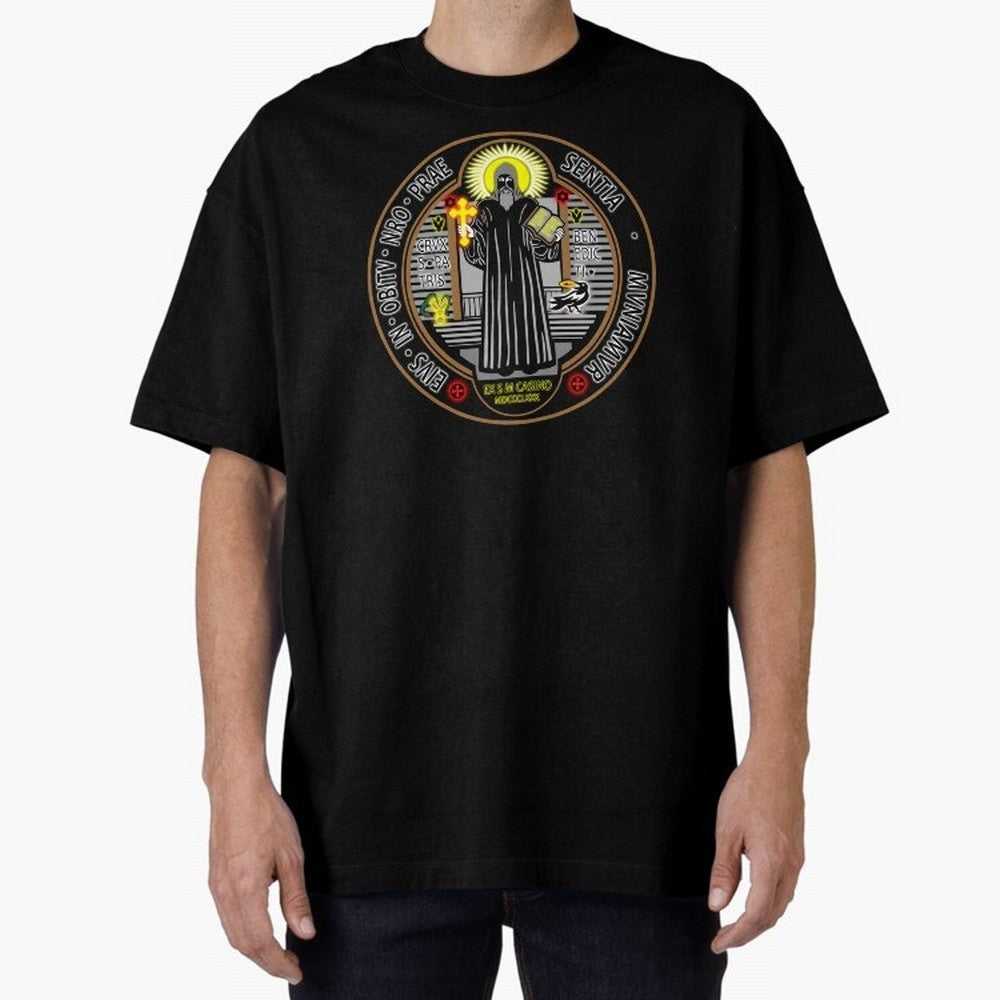 Medalla de San Benito Color Frontal Oversized T-Shirt Celebrate Rivalries and Pride in Match Day Hype around FIFA World Cup 2026, Haaland, Portugal, Spain and Germany, Tournament Hype, Historic Matchups, Family Viewing Parties and Global Sports