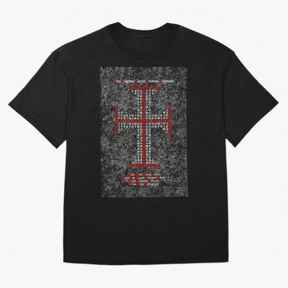Cruz Ang¨¦lica de Santo Tom¨¢s de Aquino Relieve Oversized T-Shirt Fuel FIFA World Cup 2026 Group Stage Spirit, Highlighting Germany, Messi, Neymar and Mbappe, Retro Football Energy, Iconic Rivalries, Trophy Chase Drama and Stadium Atmosphere;