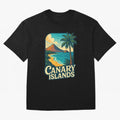 Tropical Shoreline of the Canary Islands Spain Oversized T-Shirt Enjoy the Biggest Football Party of FIFA World Cup 2026 Spirit, Built around Spain, CR7, Classic Soccer Heritage, Championship Pressure, Fan Loyalty and International Pride; Perfect