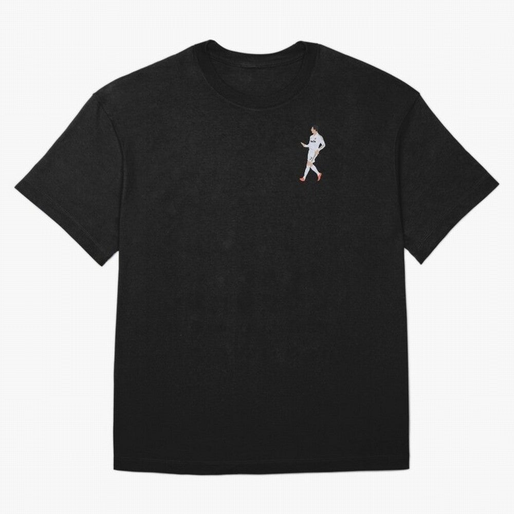 Cristiano Calma Celebration Art Oversized T-Shirt Spotlight FIFA World Cup 2026 Made for Mbappe, Spain and Netherlands Energy, Retro Football Energy, Iconic Rivalries, Trophy Chase Drama and Stadium Atmosphere; Ideal for Football Dads, Football