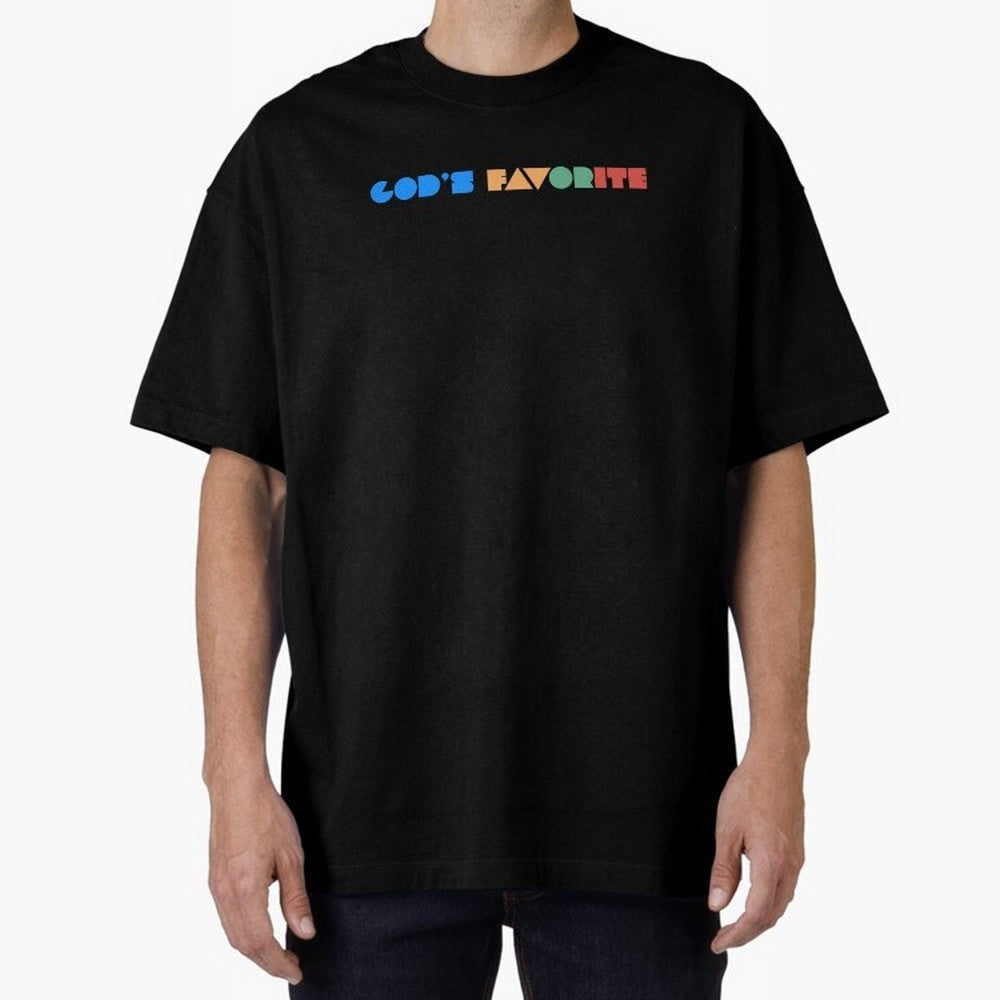 God's Favorite Oversized T-Shirt Show Championship Spirit for Global Football Passion for FIFA World Cup 2026, Built around Neymar, Haaland and Cristiano Ronaldo, Argentina and Brazil, Stadium Chants, National Pride, Trophy Dreams and Unforgettable