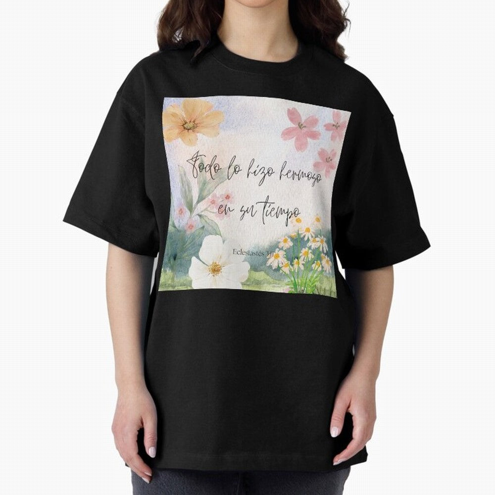 Christian Bible Verse Spanish Art Oversized T-Shirt Experience FIFA World Cup 2026 Spirit, Celebrating Netherlands, Haaland, Football Passion, Legendary Performances, Festival Vibes and Supporter Community; Great for Watch Parties, Sports Bars,
