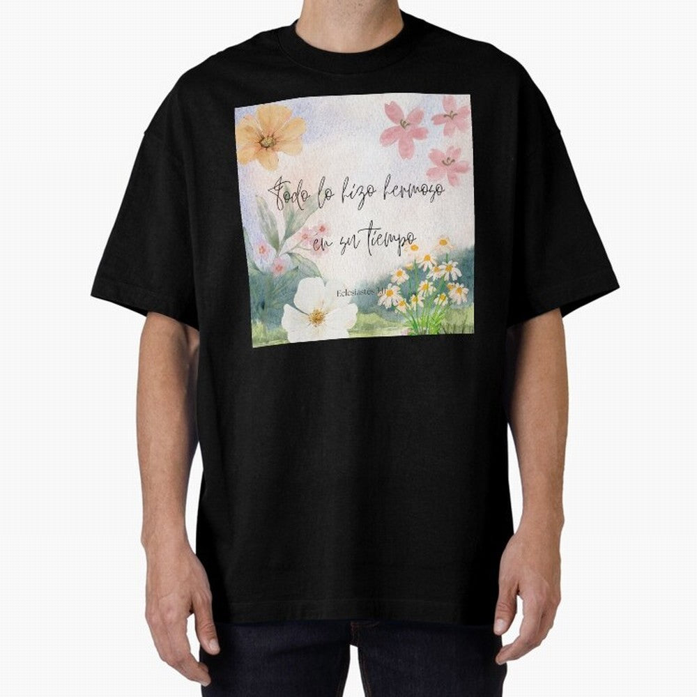 Christian Bible Verse Spanish Art Oversized T-Shirt Experience FIFA World Cup 2026 Spirit, Celebrating Netherlands, Haaland, Football Passion, Legendary Performances, Festival Vibes and Supporter Community; Great for Watch Parties, Sports Bars,