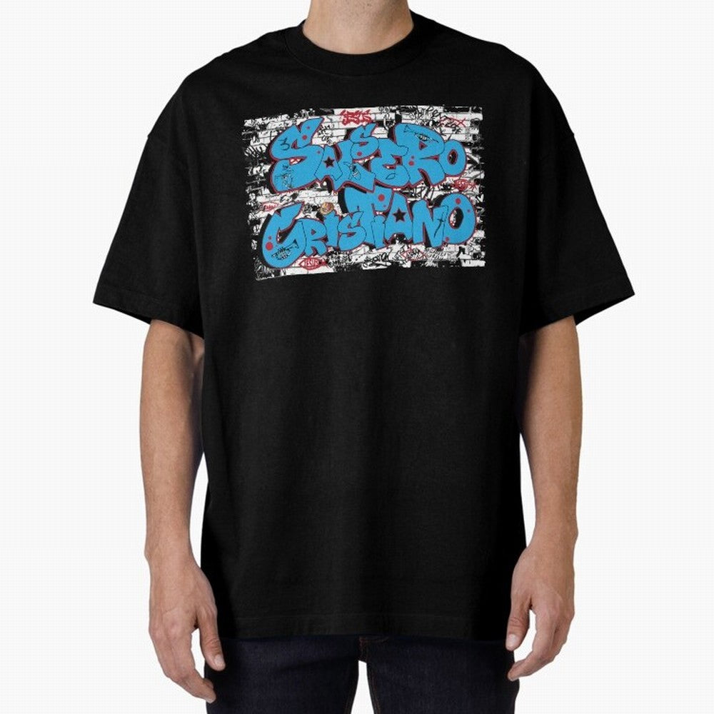 Salsero Cristiano Oversized T-Shirt Live for the Drama of Match Day Hype around FIFA World Cup 2026, Neymar, Haaland and Cristiano Ronaldo, Spain and Netherlands, Classic Soccer Heritage, Championship Pressure, Fan Loyalty and International Pride;