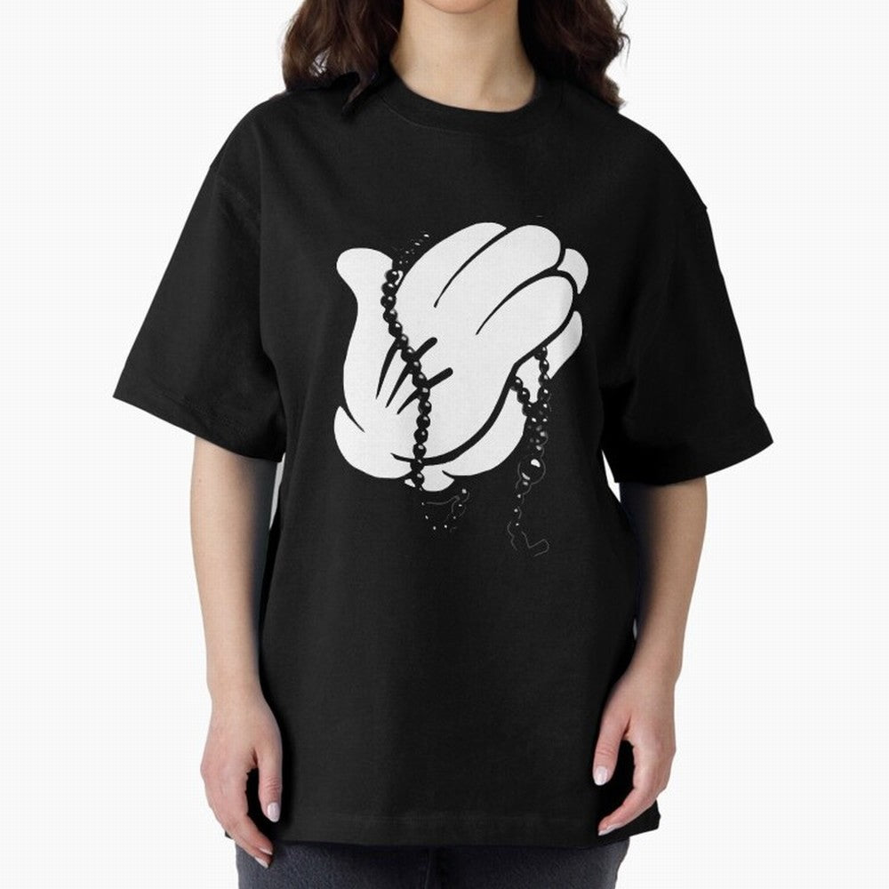 Funny praying hands Oversized T-Shirt Support Iconic Players in FIFA World Cup 2026 USA Canada Mexico Spirit, Built around Brazil, Portugal and Argentina, Messi, CR7 and Mbappe, Match Day Excitement, Supporter Culture, Golden Goals and Global