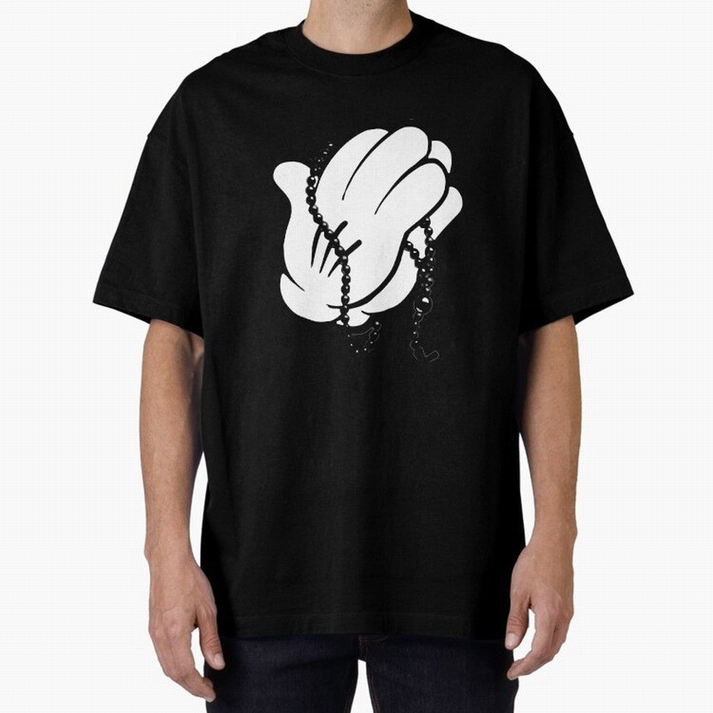 Funny praying hands Oversized T-Shirt Support Iconic Players in FIFA World Cup 2026 USA Canada Mexico Spirit, Built around Brazil, Portugal and Argentina, Messi, CR7 and Mbappe, Match Day Excitement, Supporter Culture, Golden Goals and Global