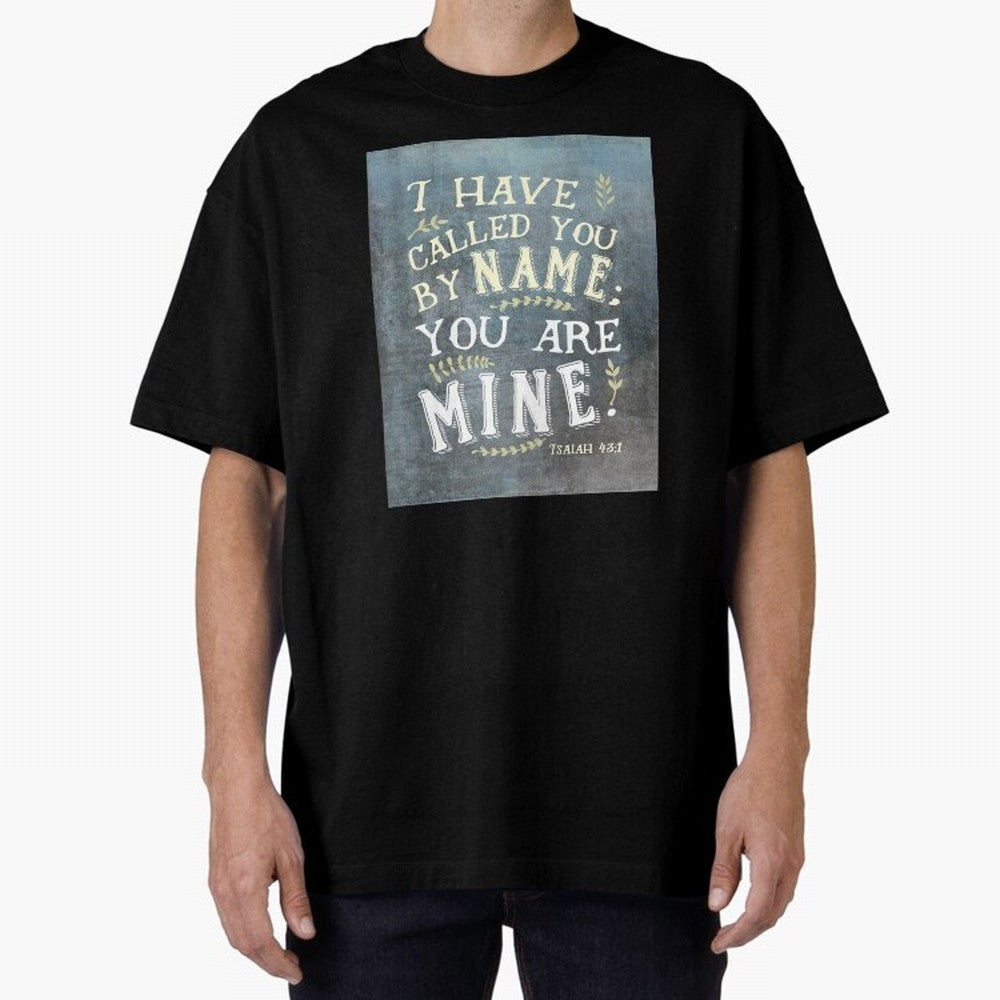 Isaiah 43:1: I Have Called You by Name Oversized T-Shirt Get Ready for Global Football Passion for FIFA World Cup 2026 Group Stage, Highlighting Messi and Cristiano Ronaldo, Argentina, France and Brazil, Stadium Chants, National Pride, Trophy