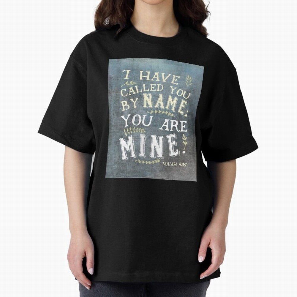 Isaiah 43:1: I Have Called You by Name Oversized T-Shirt Get Ready for Global Football Passion for FIFA World Cup 2026 Group Stage, Highlighting Messi and Cristiano Ronaldo, Argentina, France and Brazil, Stadium Chants, National Pride, Trophy