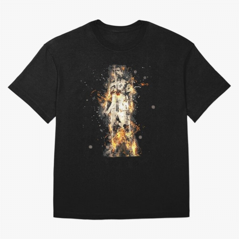 Ronaldo On Fire T Shirt Cristiano Cr7 Soccer S Jersey Men Madrid 7 Portugal Football Real White Kids Tee Mens Black Oversized T-Shirt Make Every Match About FIFA World Cup 2026 Group Stage Spirit, Celebrating Brazil, Portugal and Argentina, Messi