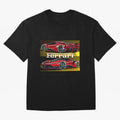 Ferarri F Concept Oversized T-Shirt Join the Countdown to the FIFA World Cup 2026 Journey through Mbappe and Neymar Highlights, France and Portugal Pride, Sports Nostalgia, International Competition, Famous Players and Unforgettable Victories;