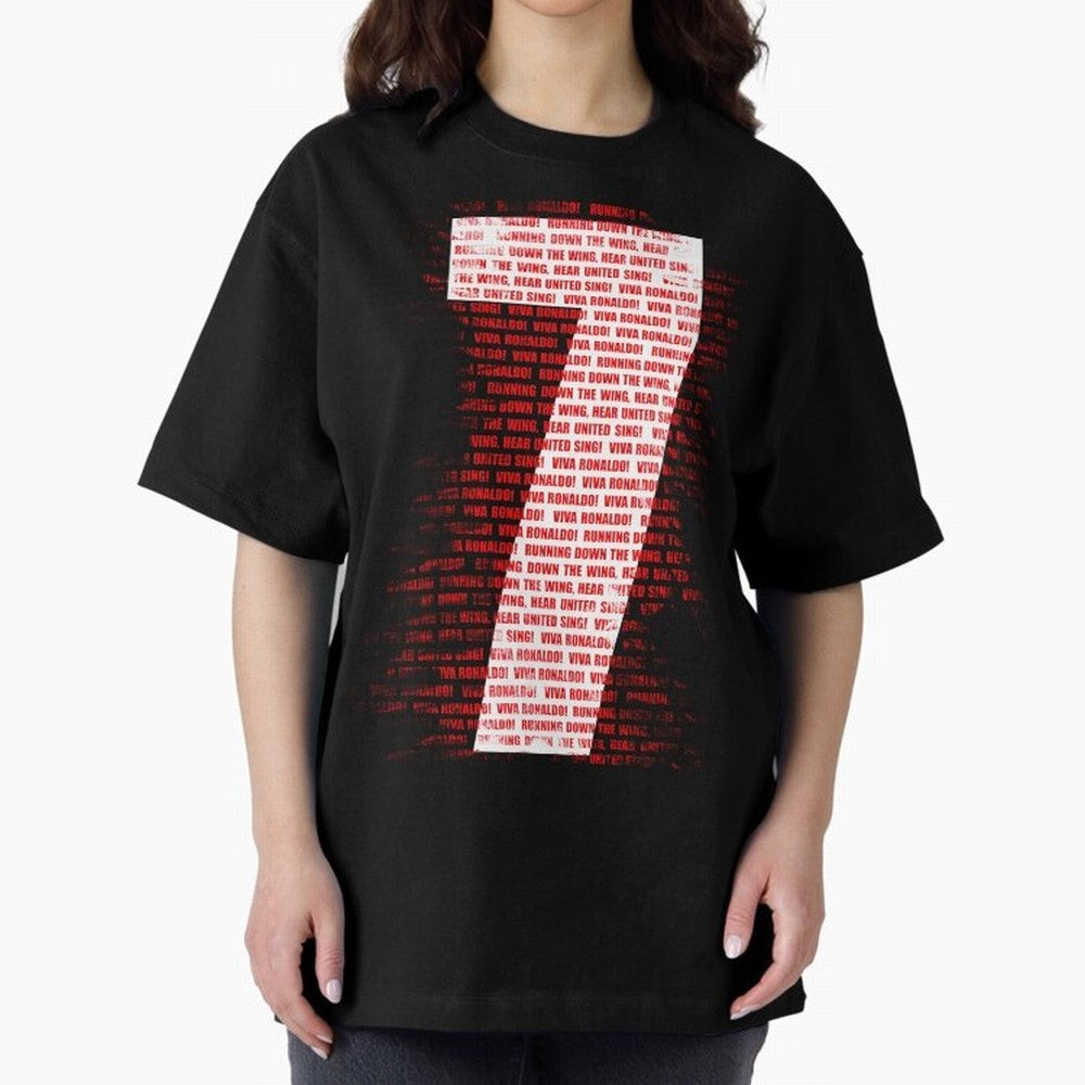 Viva Ronaldo - Chant - Number 7 Oversized T-Shirt Bring a Champion Mindset to FIFA World Cup 2026 USA Canada Mexico for Fans of Messi, Neymar and Mbappe and Germany, Bringing Goal Celebration Energy, Supporter Heritage, Football Icons and Worldwide