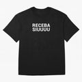 Receba siuuu Oversized T-Shirt Turn Up for Global Football Passion for FIFA World Cup 2026, Built around Messi, CR7 and Mbappe, Portugal, Spain and Germany, Worldwide Fan Energy, Dramatic Goals, Stadium Lights and Championship Celebrations; Ideal